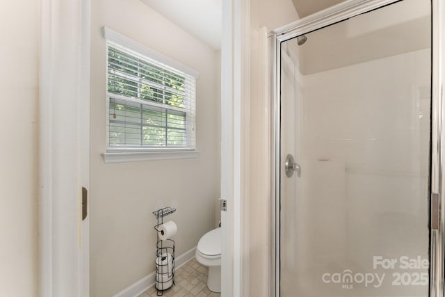 7218 Cascading Pines Dr, Fort Mill, SC 29708 - bathroom featuring a shower stall and tile patterned floors