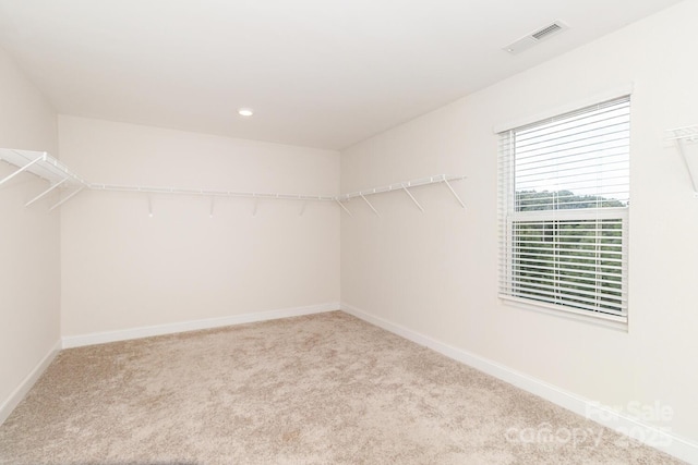 4357 Hornyak Dr, Monroe, NC 28110 - walk in closet featuring carpet flooring