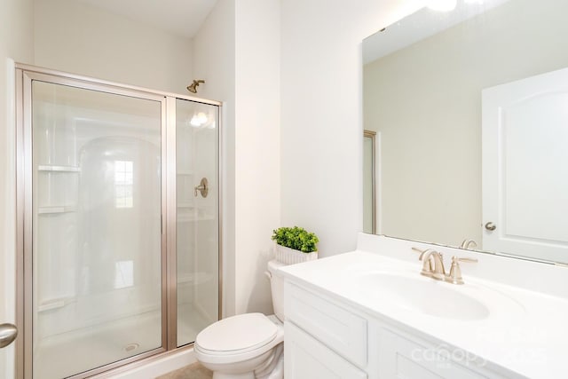4357 Hornyak Dr, Monroe, NC 28110 - bathroom featuring a stall shower and vanity