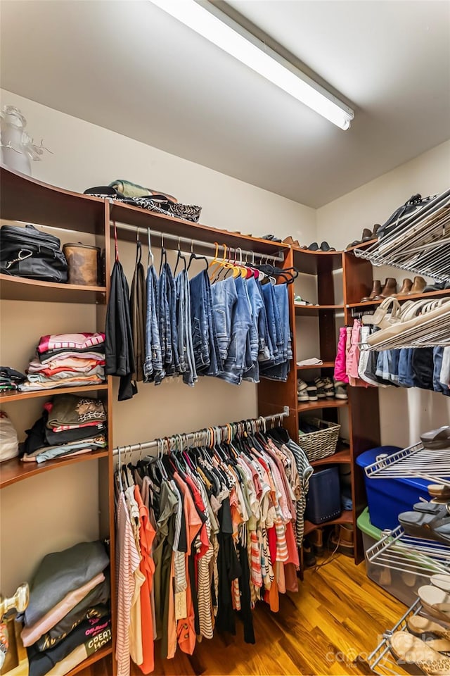 1622 Brookstone Dr, Hickory, NC 28602 - spacious closet with wood finished floors