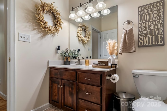 1622 Brookstone Dr, Hickory, NC 28602 - bathroom with vanity and toilet
