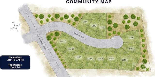 8036 Joy Crossing Ln, Charlotte, NC 28214 - parcel map