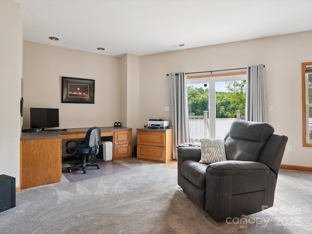887 Living Waters Dr, Great Falls, SC 29055 - office with healthy amount of natural light and light colored carpet
