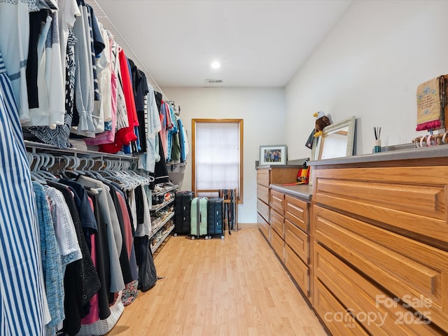 887 Living Waters Dr, Great Falls, SC 29055 - walk in closet featuring light wood-style flooring