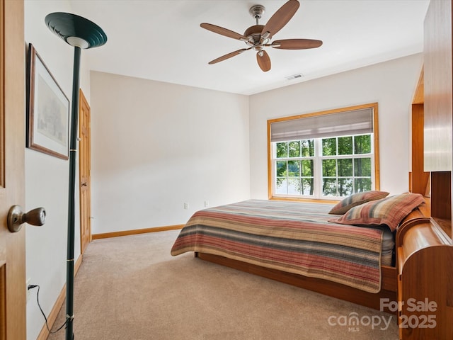 887 Living Waters Dr, Great Falls, SC 29055 - carpeted bedroom with ceiling fan and baseboards