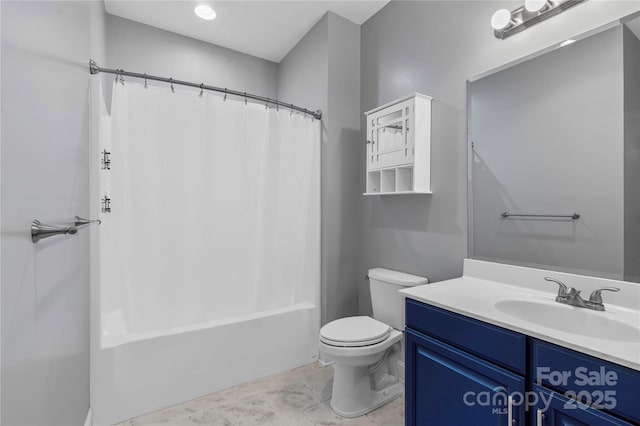200 Lake Club Dr, Nebo, NC 28761 - bathroom with vanity and shower / tub combo with curtain