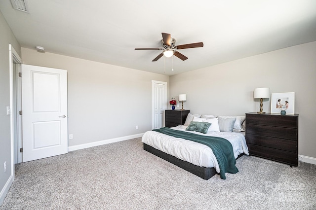 2526 Snow Creek Rd NE, Hickory, NC 28601 - bedroom with carpet floors and a ceiling fan