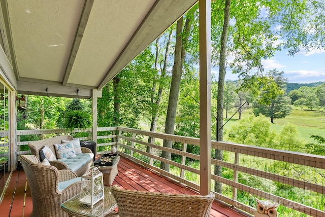 386 Country Club Dr Unit C6, Canton, NC 28716 - deck featuring view of wooded area