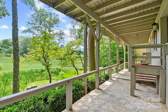 386 Country Club Dr Unit C6, Canton, NC 28716 - view of patio featuring golf course view