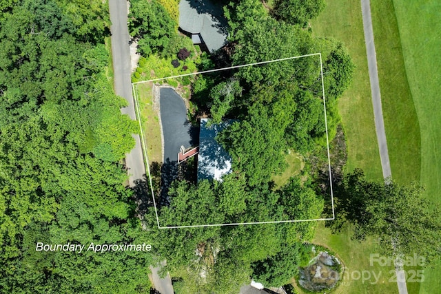 386 Country Club Dr Unit C6, Canton, NC 28716 - aerial view of property's location with property parcel outlined