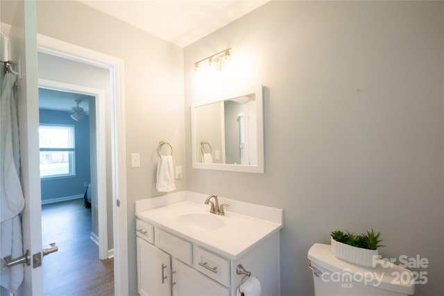 8012 Red Lantern Rd, Indian Trail, NC 28079 - bathroom featuring vanity and wood finished floors