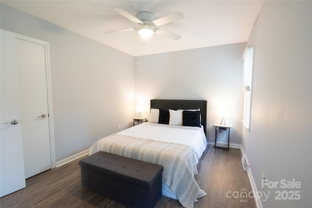 8012 Red Lantern Rd, Indian Trail, NC 28079 - bedroom featuring wood finished floors and ceiling fan