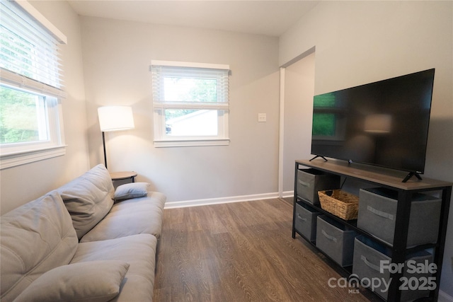 8012 Red Lantern Rd, Indian Trail, NC 28079 - living room featuring wood finished floors and baseboards