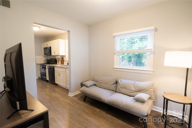 8012 Red Lantern Rd, Indian Trail, NC 28079 - living room with dark wood-style floors