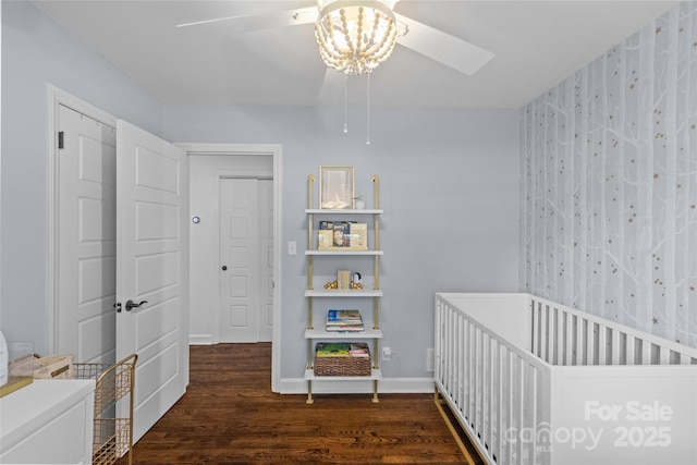 5501 Murrayhill Rd, Charlotte, NC 28210 - bedroom with wood finished floors and baseboards