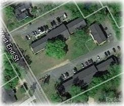 153 W End St, Chester, SC 29706 - map / location with property parcel outlined