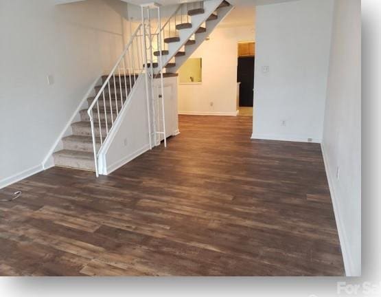 153 W End St, Chester, SC 29706 - stairway featuring wood finished floors and baseboards