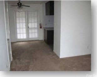 153 W End St, Chester, SC 29706 - hallway featuring carpet floors