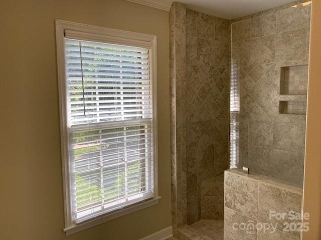 6632 Summer Darby Ln, Charlotte, NC 28270 - bathroom with walk in shower and healthy amount of natural light