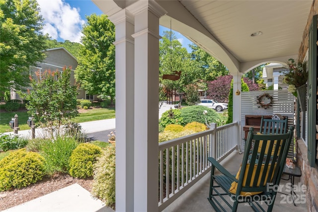 190 Shaws Creek Farm Rd, Hendersonville, NC 28739 - view of porch