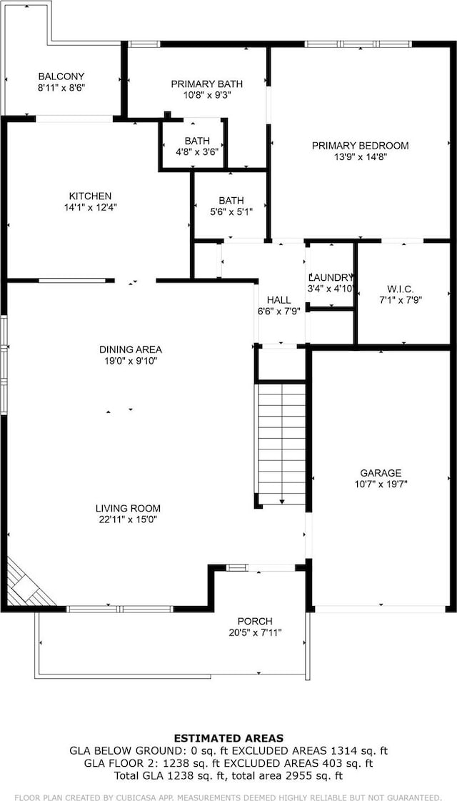 190 Shaws Creek Farm Rd, Hendersonville, NC 28739 - view of floor plan / room layout