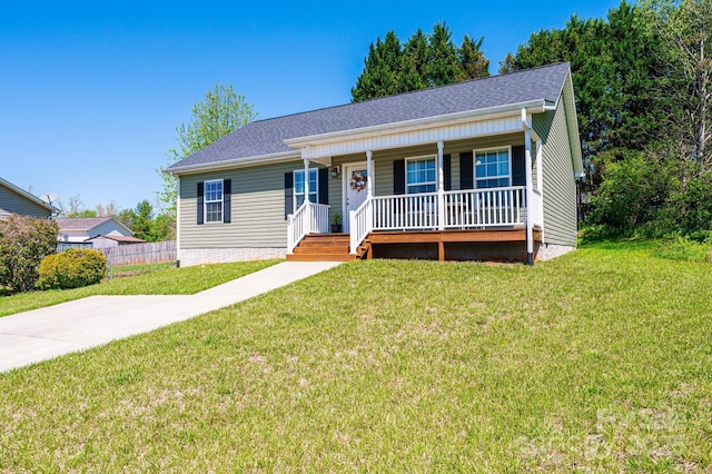 50 Serenity Ln, Hickory, NC 28601 - view of front of property featuring a porch and a shingled roof