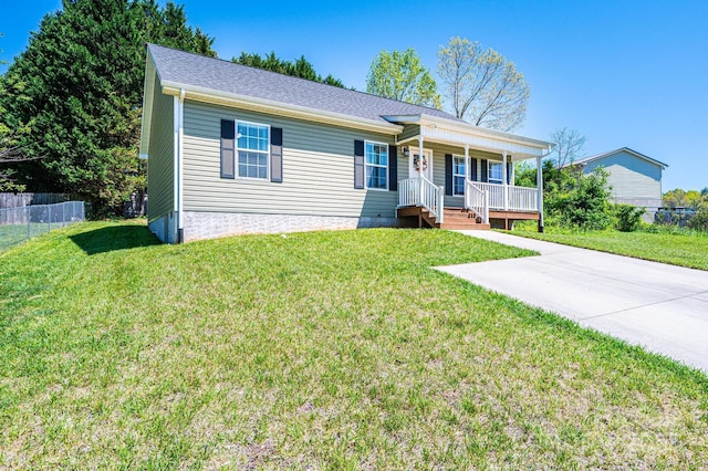 50 Serenity Ln, Hickory, NC 28601 - manufactured / mobile home featuring a porch