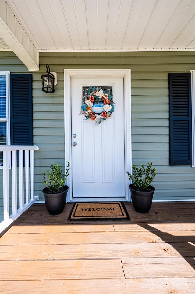 50 Serenity Ln, Hickory, NC 28601 - doorway to property featuring covered porch