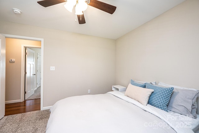 50 Serenity Ln, Hickory, NC 28601 - carpeted bedroom with ceiling fan and baseboards