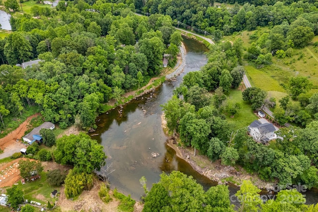 6 Kims Ct, Clyde, NC 28721 - aerial overview of property's location with a large body of water