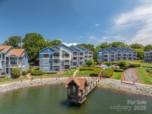 1018 SW Dr SW Unit 18, Davidson, NC 28036 - dock featuring a water view