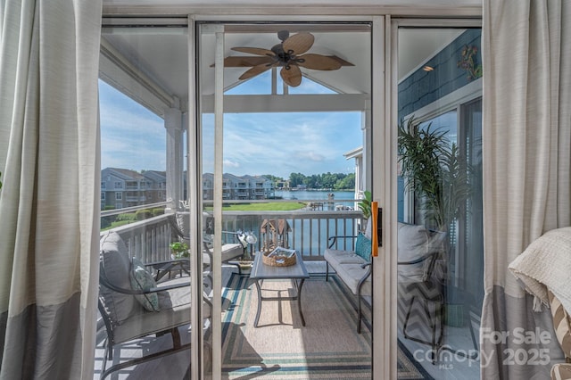 1018 SW Dr SW Unit 18, Davidson, NC 28036 - balcony with a water view