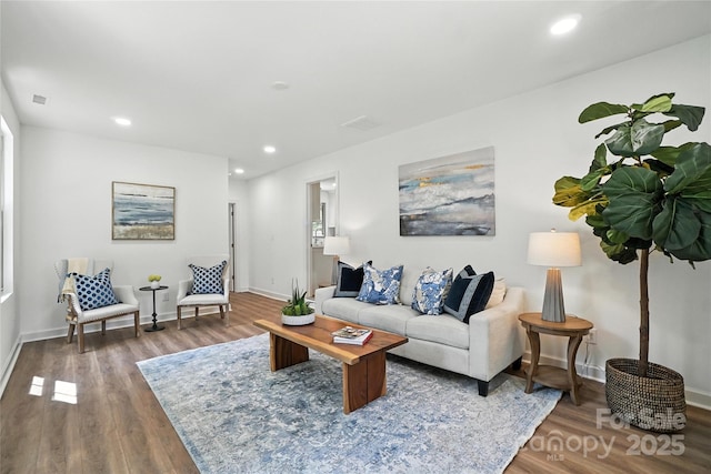 2705 Lowell Bethesda Rd, Gastonia, NC 28056 - living room with wood finished floors and recessed lighting