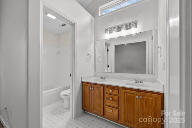 385 Glensprings Dr Unit 269, Fletcher, NC 28732 - full bath featuring double vanity and bathing tub / shower combination