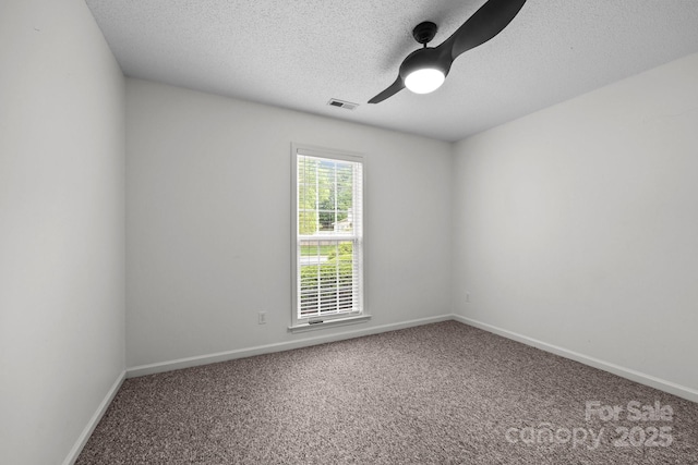 385 Glensprings Dr Unit 269, Fletcher, NC 28732 - spare room featuring a ceiling fan, carpet floors, and a textured ceiling