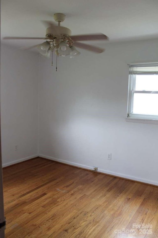 50 Huffman Rd, Asheville, NC 28806 - unfurnished room with light wood-type flooring and a ceiling fan