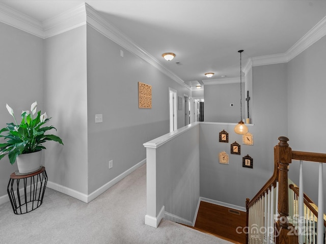 1808 Mill Chase Ln, Waxhaw, NC 28173 - stairs featuring ornamental molding and baseboards