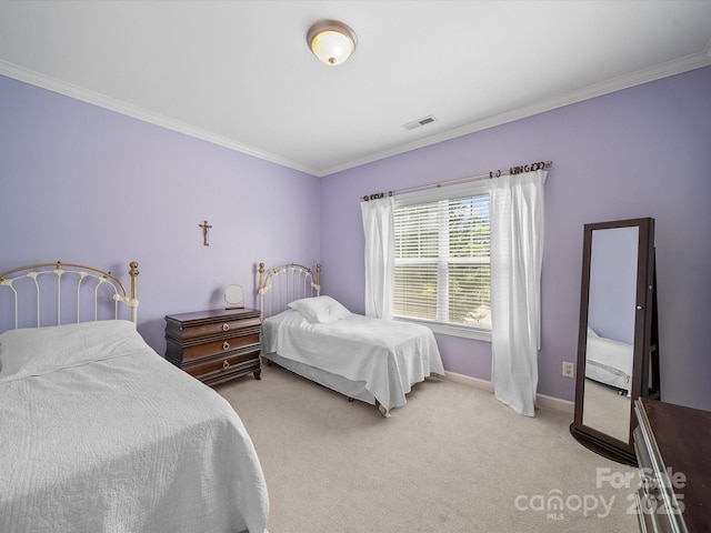 1808 Mill Chase Ln, Waxhaw, NC 28173 - bedroom featuring crown molding and light colored carpet
