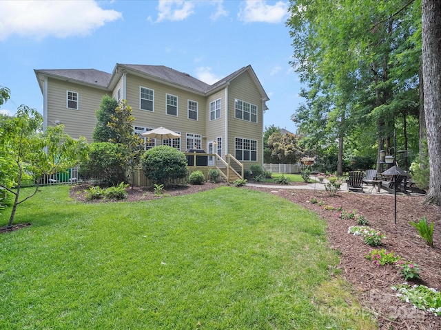 1808 Mill Chase Ln, Waxhaw, NC 28173 - rear view of property featuring a patio