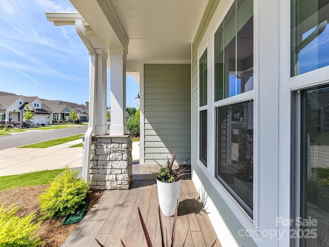 1120 Idyllic Ln, Waxhaw, NC 28173 - porch featuring a residential view