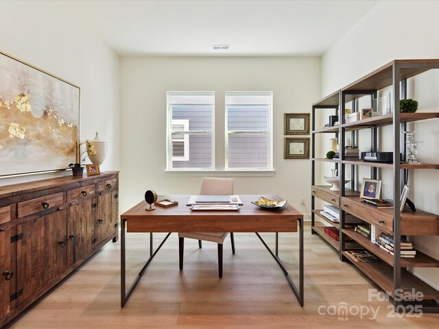 1120 Idyllic Ln, Waxhaw, NC 28173 - office space with light wood-style floors