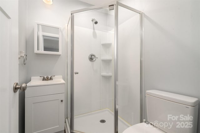 213 Pinewood Dr, Grover, NC 28073 - bathroom with a stall shower and vanity