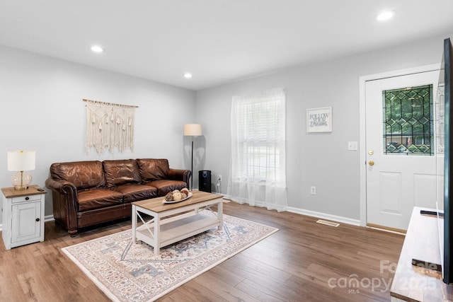 50 Isenhour Park Rd, Taylorsville, NC 28681 - living area with light wood-style floors and recessed lighting
