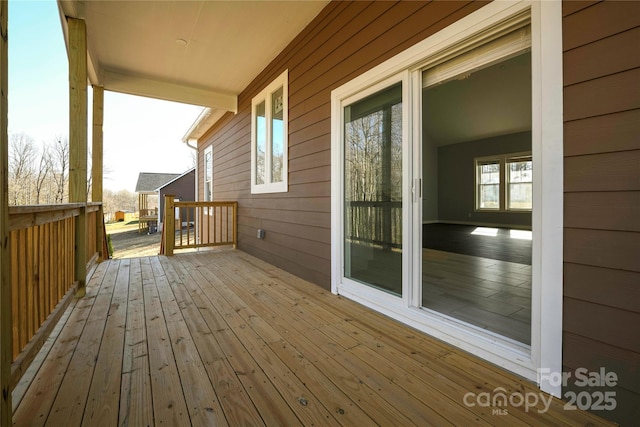 2158 Watson Rd, Lenoir, NC 28645 - view of wooden deck