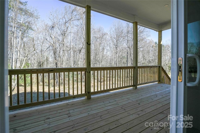2158 Watson Rd, Lenoir, NC 28645 - view of wooden deck