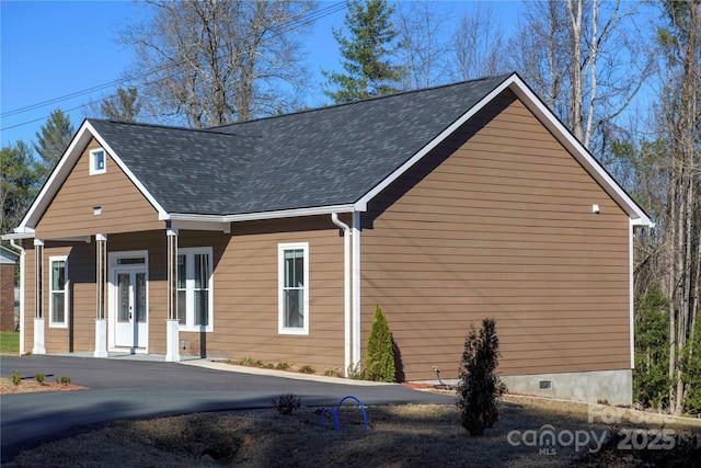 2158 Watson Rd, Lenoir, NC 28645 - view of home's exterior with roof with shingles and covered porch