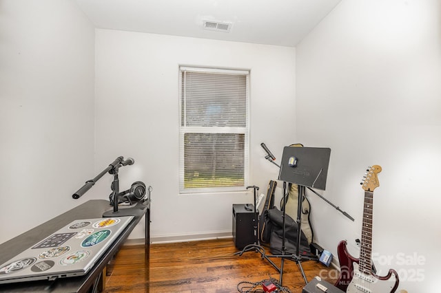 1019 Richard St, Salisbury, NC 28144 - home office with wood finished floors and baseboards