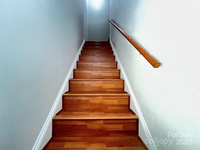 2609 Lamp Post Ln, Kannapolis, NC 28081 - staircase with wood finished floors