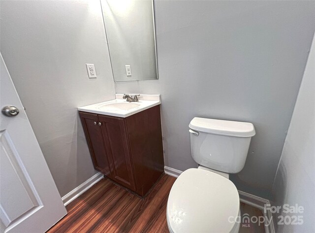 2609 Lamp Post Ln, Kannapolis, NC 28081 - bathroom with vanity and wood finished floors