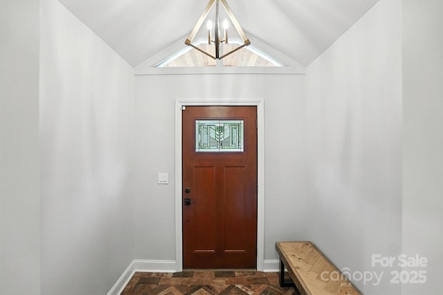 4825 Deanscroft Dr, Charlotte, NC 28226 - foyer featuring plenty of natural light and lofted ceiling